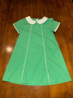 NWOT Posh Pickle Peter Pan Collar Dress with White Trim - 7